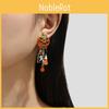 Stunning Halloween Pumpkin Ghost Earrings With Elegant Tassels And Sparkling Zircon For Women