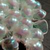 90x20cm Heat Setting Bubble Yarn Fabric Creative Laser Perspective 3D Organza Fabric for DIY Sew Fashion Wedding Dress Clothing