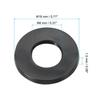 PATIKIL M8 Rubber Flat Washers, 12-Pack, 8mm Inner Diameter, 18mm Outer Diameter, 1.5mm Thick, Black, Sealing Spacer Gasket Ring for Faucet Pipe Water