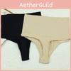 Seamless High Waist Body Shaping Thong Comfortable Nylon Fabric Tummy Control Panties