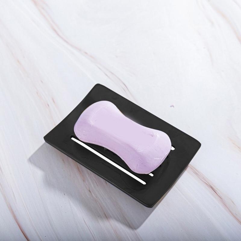 Durability Steel Soap Dish for Shower and Kitchen,Self Draining Bar Soap Tray RustProof Soap Holder Soap Container