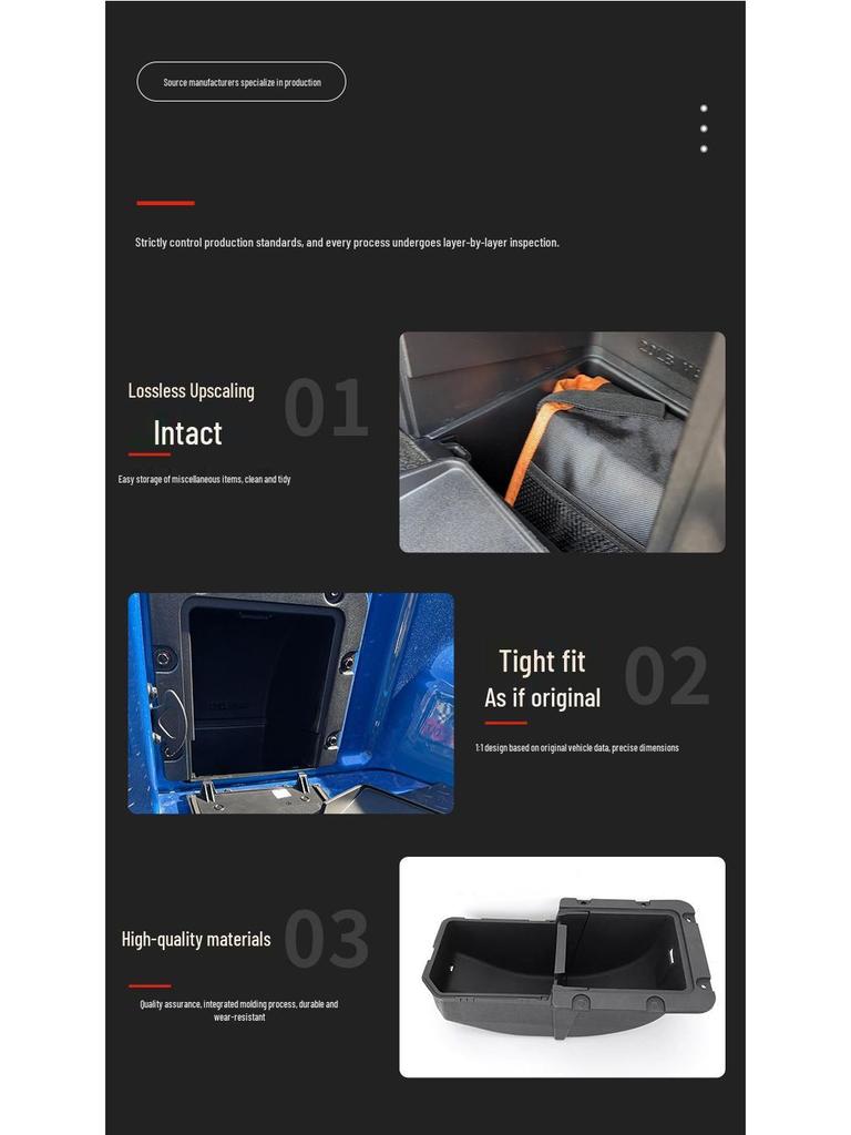 Maverick Ladeflächen-Aufbewahrungsbox für Ford Trucks 2022-2024