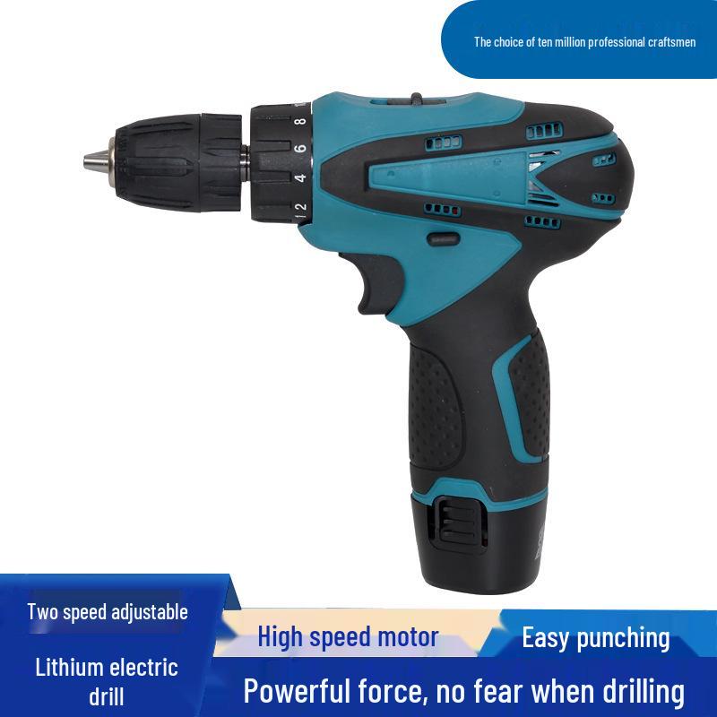 12V Hochleistungs-Lithium-Akku-Schlagbohrschrauber-Set