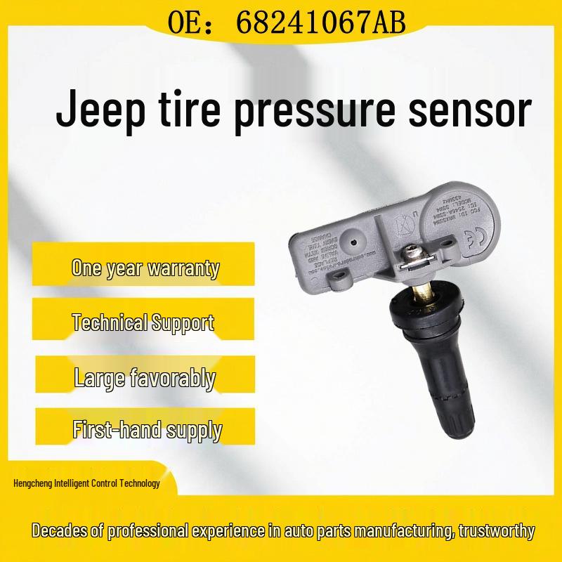 Tire Pressure Sensor 68241067AB for Chrysler, Fiat, Dodge, Jeep Models Rubber