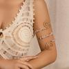 Adjustable Open Irregular Stones Arm Cuff Bracelets Spiral Upper Arm Bracelet  Arm Accessories