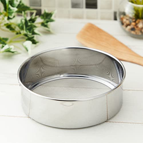 Pearl Metal Raffine Stainless Steel Strainer, 15cm, Made in Japan, D-6189