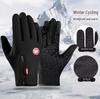 Waterproof Windproof Touchscreen Fleece Cycling Gloves for Outdoor Sports - Warm Non-Slip Design for Autumn & Winter