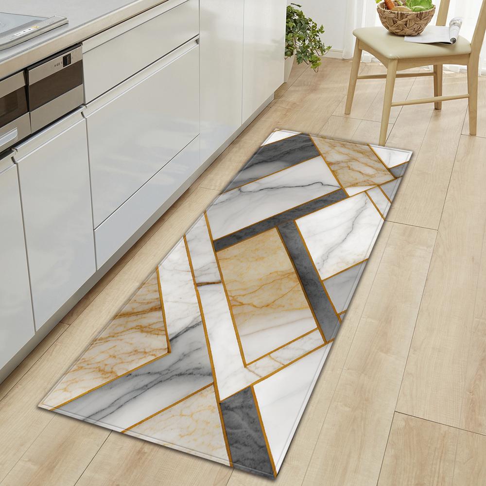 Kitchen Mat Bedroom Non-slip Floor Mat Entrance Door Mat Corridor Living Room Floor Bathroom Door Carpet