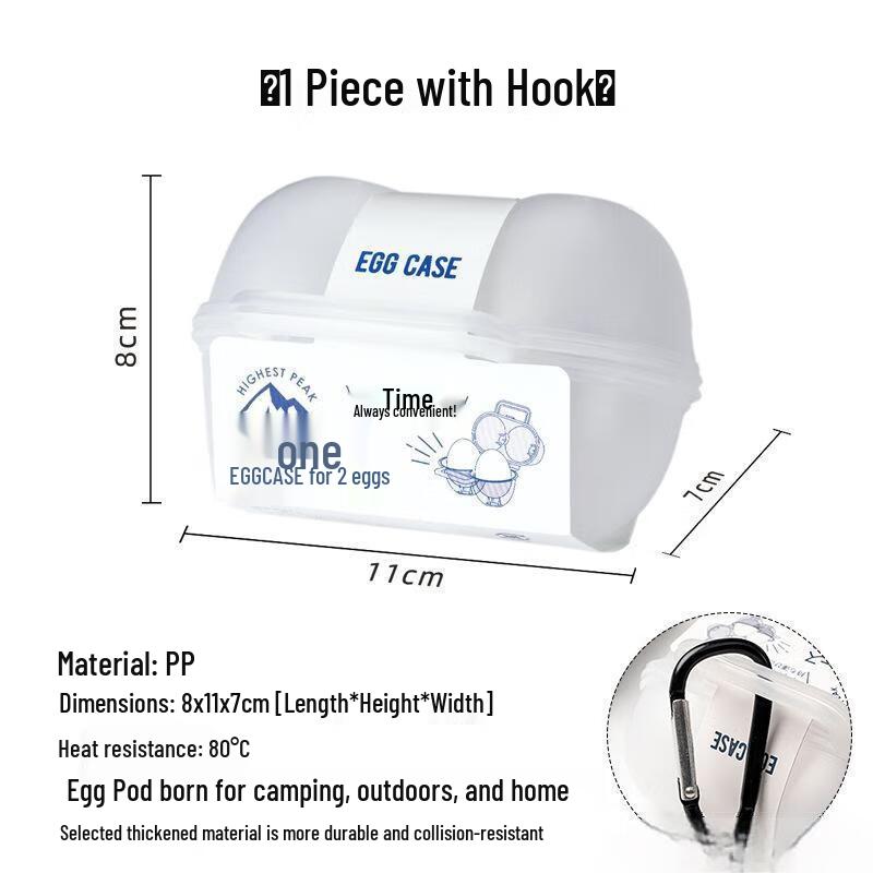 Portable Camping Egg Holder 2-Egg Capacity