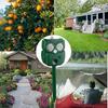 Ultraschall Solar Tierabwehr, Abwehrmittel Garten Außenbereich, Ratte, Eichhörnchen, Stinktier, Maulwurf, Hund, Katze, Wasserdicht mit Bewegungsmelder