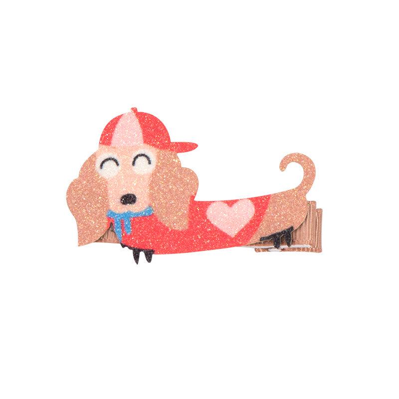 Summer Cartoon Pet Dog Hairpin: Super Cute Animal Parent-Child Holiday Hair Accessories for Babies