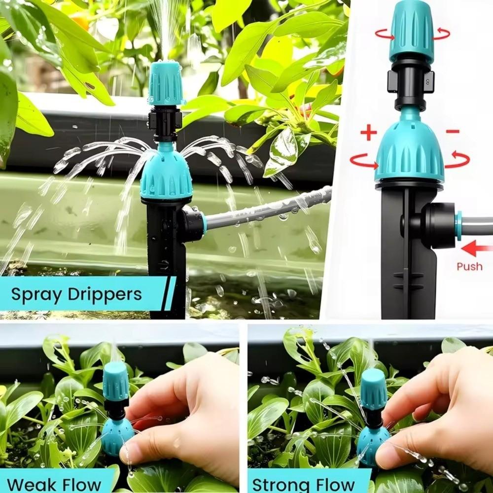 5PCS/SET Buried Plug Automatic Lawn Sprinkler 360° Adjustable Watering Sprinkler  Greenhouse Plant