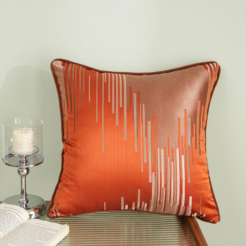 Pernă de spate Jacquard de înaltă precizie Pernă de lux ușor Pernă de pat Pernă de noptieră