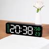 LED Digital Display Alarn Clock Brightness Dimmable Hangable and Desk Colck