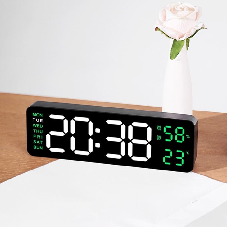 LED Digital Display Alarn Clock Brightness Dimmable Hangable and Desk Colck