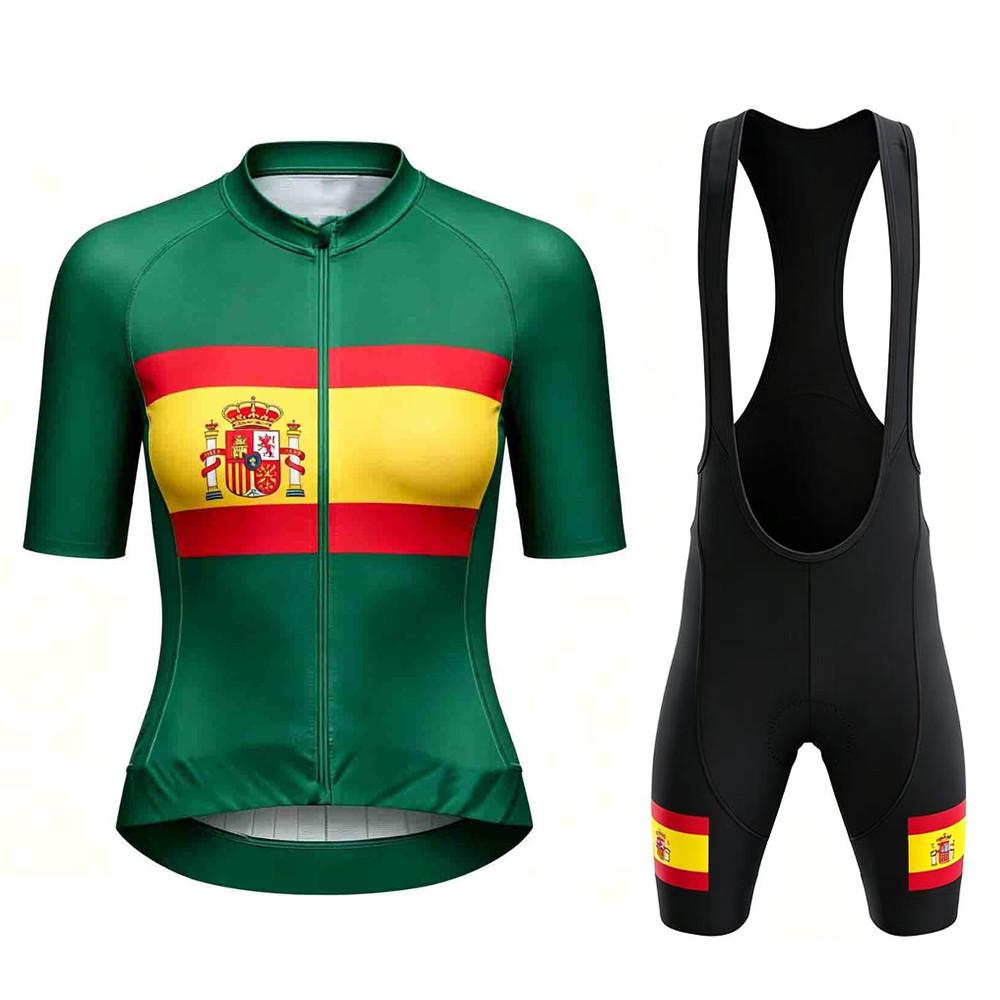 Spain Ropa De Ciclismo Short Sleeve MTB Cycling Shirts Shorts  Men Maillot Ciclismo Summer Breathable Cycling Suit Set 2026