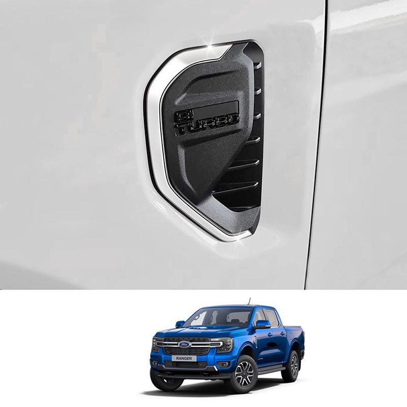23 Ford Ranger Exterior Accessory Kit: Fog Lights, Taillights, Trunk Trim, Side Vents, Fuel Tank Cap