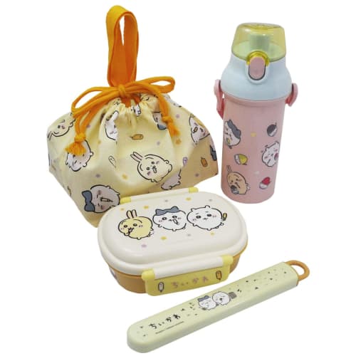 Skater Children's Lunch Box, Single Tier, 360ml, Dome-Shaped, Chiikawa, Antibacterial, Made in Japan (QAF2BAAG-A)