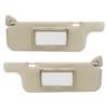 2Pcs Car Sun Visor Gray Makeup Mirror Sun Shielding Board For E120 E130 2001 to 2007 Ninth Generation
