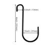 20/10/4Pcs Fence Hooks, Patio Brown Powder Coated Steel Fence Hangers for Hanging Plants, Planters, Bird Feeders, Lights