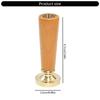 Brass Wax Seal Stamp Ergonomic Wood Handle for Personalizing Stationery and Card Making 1PC
