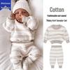 Herfst Sentimental Baby Trui Set: Gezellig Gebreid Tweedelig Pakje voor Baby's en Peuters