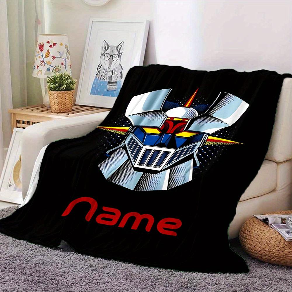 Mazinger Z Premium Blanket Lightweight Blanket For Sofa Bed Travel Camping Living Room Office Sofa Chair And Bed Soft And Warm Fabric