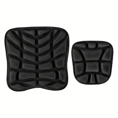 2pcs 3D Comfort Gel Seat Cushion | Motorcycle Fit Saddle for Seats Breathable Universal Shock Absorbing Seat Cover Advanced Mountain Bike Gel Pad