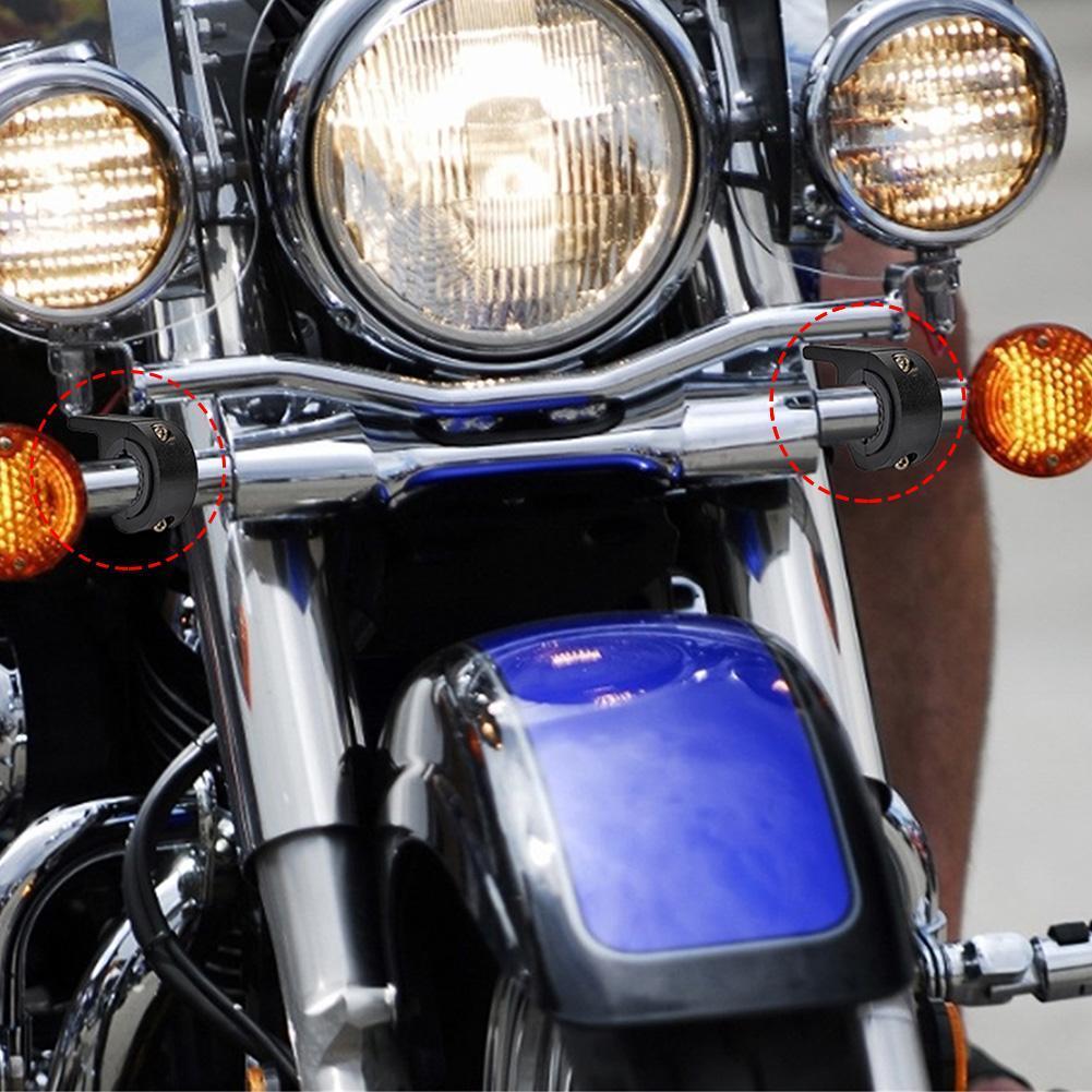 Kit de cleme pentru tub, 22 mm, cleme pentru faruri LED pentru motociclete, suporturi pentru faruri LED pentru motociclete, accesorii pentru motociclete