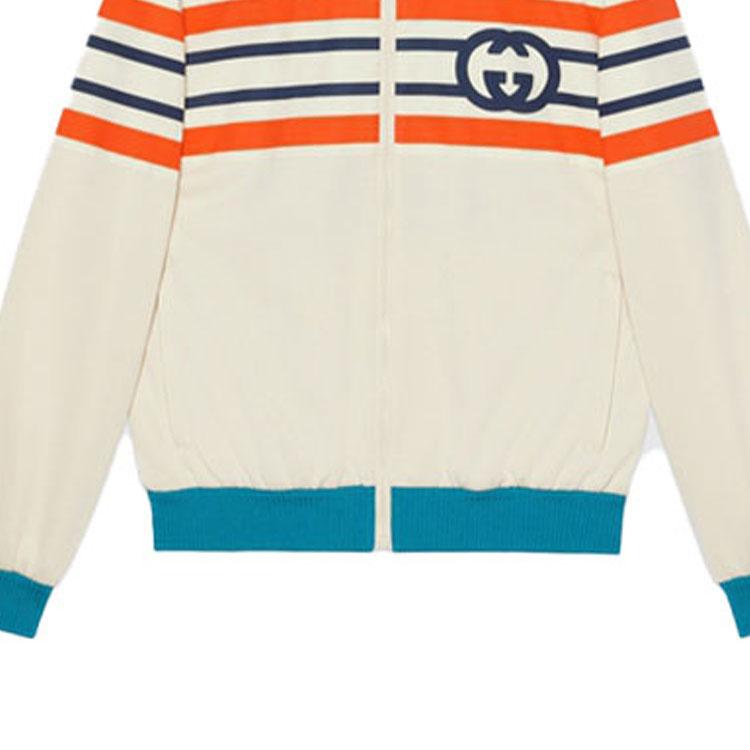 Previous Season Interlocking G Stripe Jacket 673299-XJDU1-4628