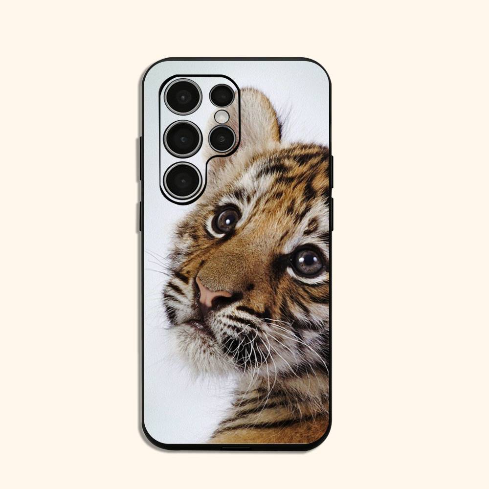 Lion & leopard Phone Case For Samsung Galaxy S 24,25,23,22,21,20 Plus Ultra 5G Lite Shockproof Cover