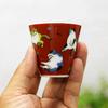 Washa No Kura Lucky Ochoko Sake Utensil Kutani Ware Cup Cup Cat Pottery Brand Japanese Tableware Choko Cup Made In Japan