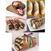 16 Pcs Cannoli Tubes Stainless Steel Cream Horn Molds Non-Stick Cannoli Forms Conical Tube Cone Dessert Pastry Roll Baking  Mold