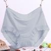 Culotte taille basse pour femme, avec bords noirs en forme de champignon, mignonne, simple, en coton respirant, sous-vêtement triangulaire