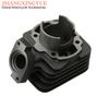 70cc Big Bore Cylinder Barrel Kit For Peugeot Buxy Elyseo Elystar Looxor Metal-X Vivacity X-Fight 50cc 2T Scooter Engine Parts