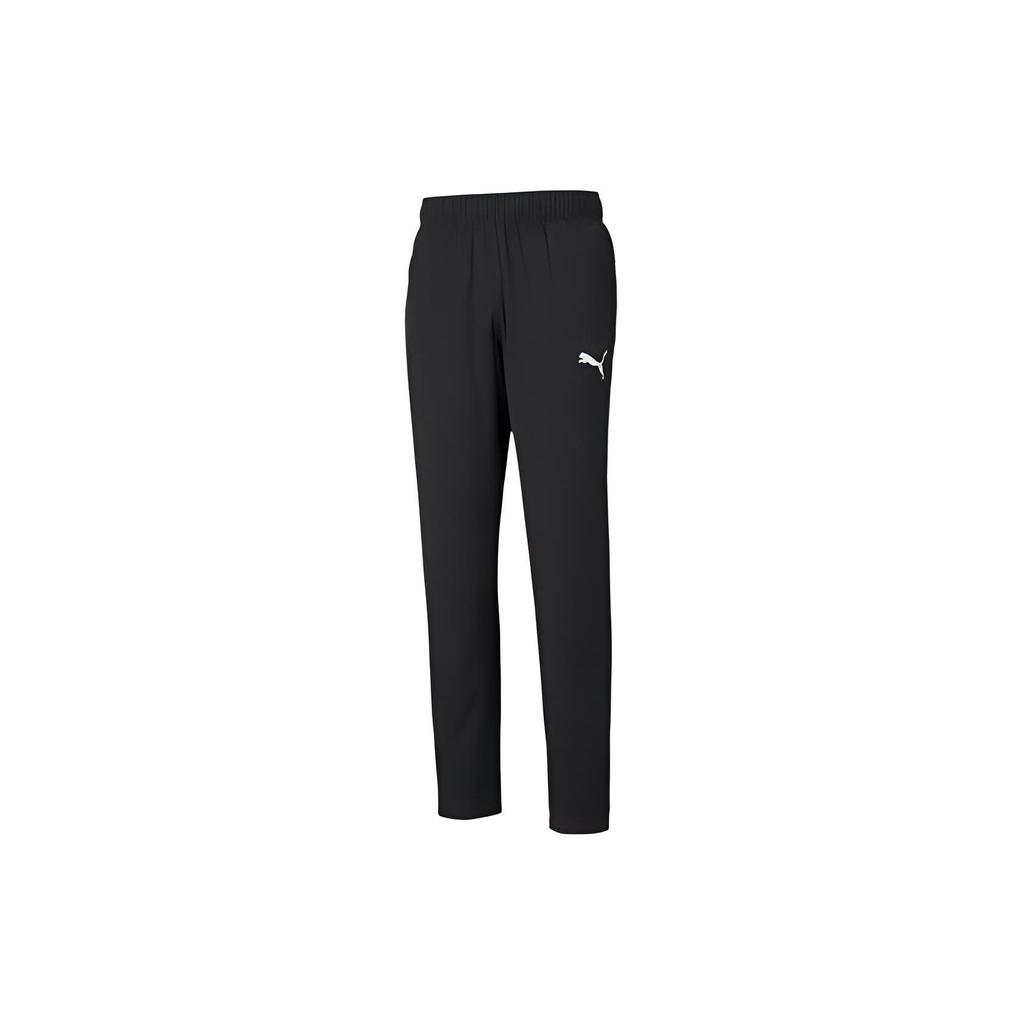 Puma Logo Solid Color Elastic Waist Casual Pants Men Bottoms Black 588882-01