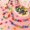 800 Pcs Animal Shaped Beads Animal Plastic Beads Colorful Marine And Jungle Animal Beads Zoo Animal Design Plastic Craft Beads F