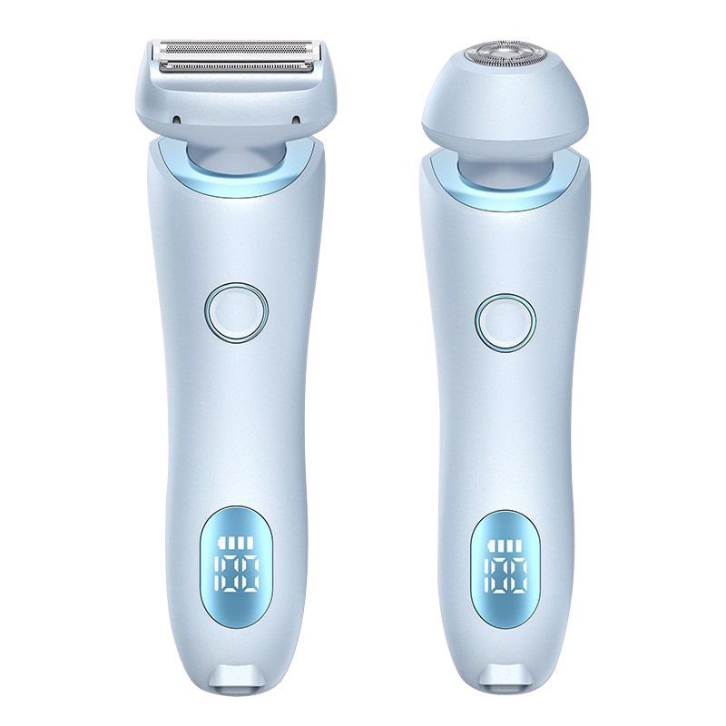 Rechargeable Dual-Head Women's Shaver & Trimmer - Safe for Sensitive Areas