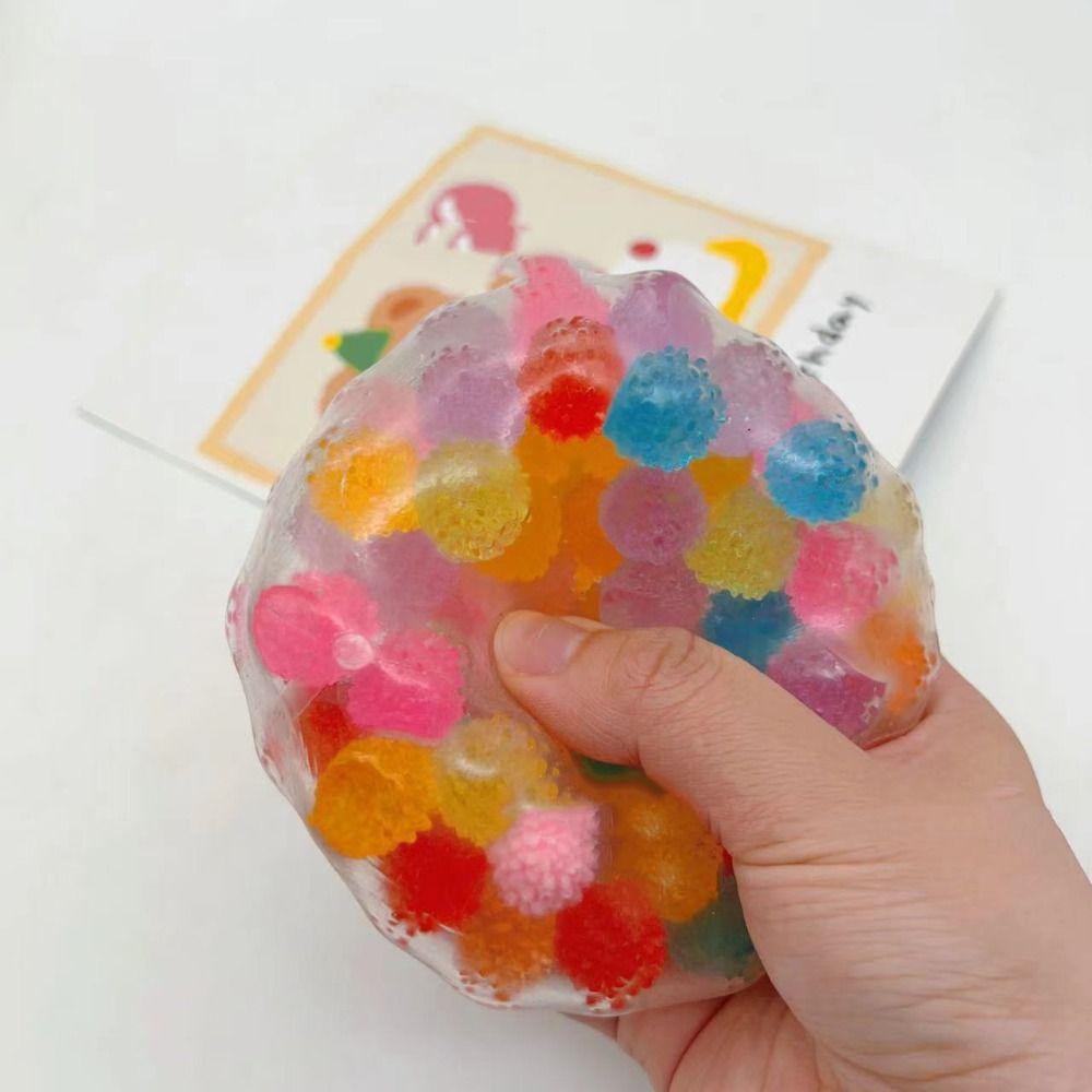 Pearl Disk String Slow Rebound Pearls Toy Simulation Pearls Squeeze Toy  Children