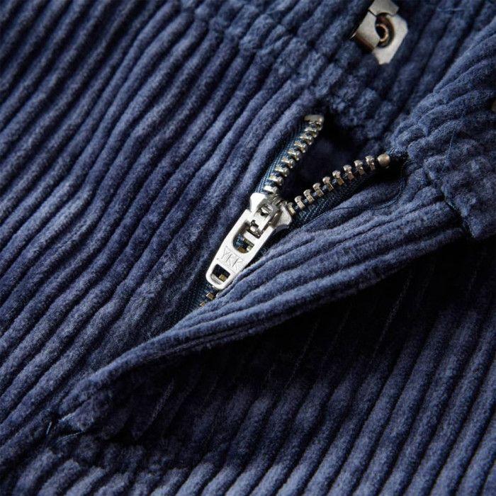 Pantalon en velours - vidaXL - Bleu - Doux - Confortable - Élégant