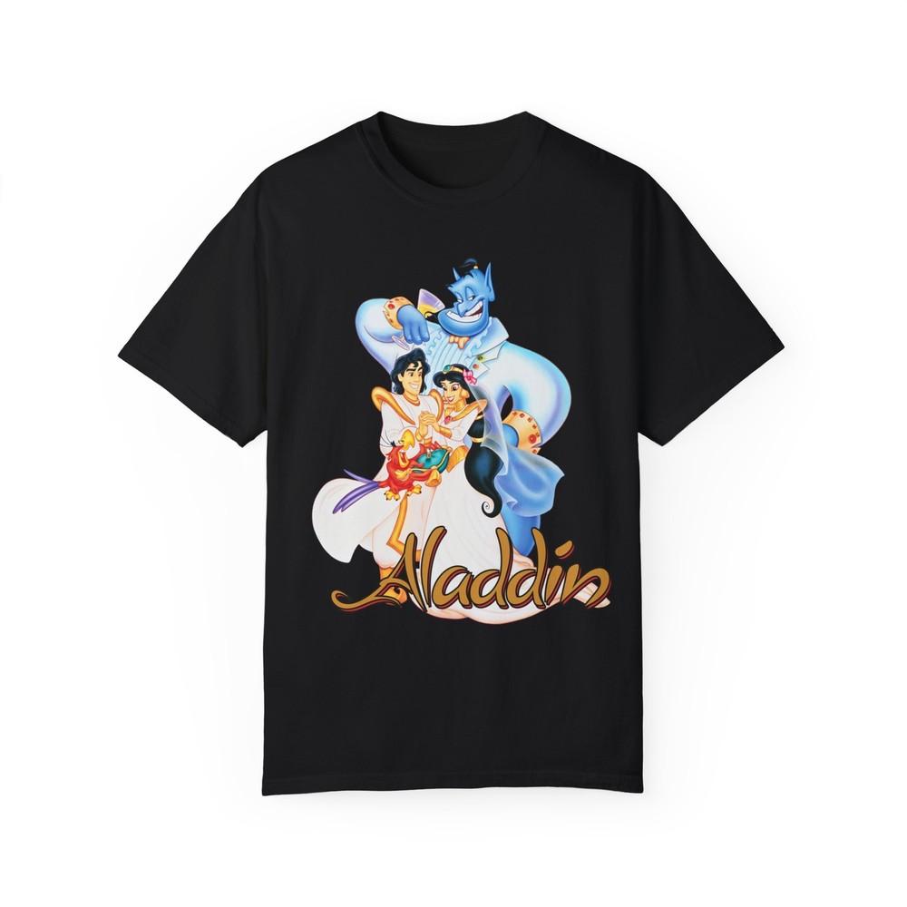 Aladdin Genie TShirt Aladdin Unisex GarunisextDyed TShirt S