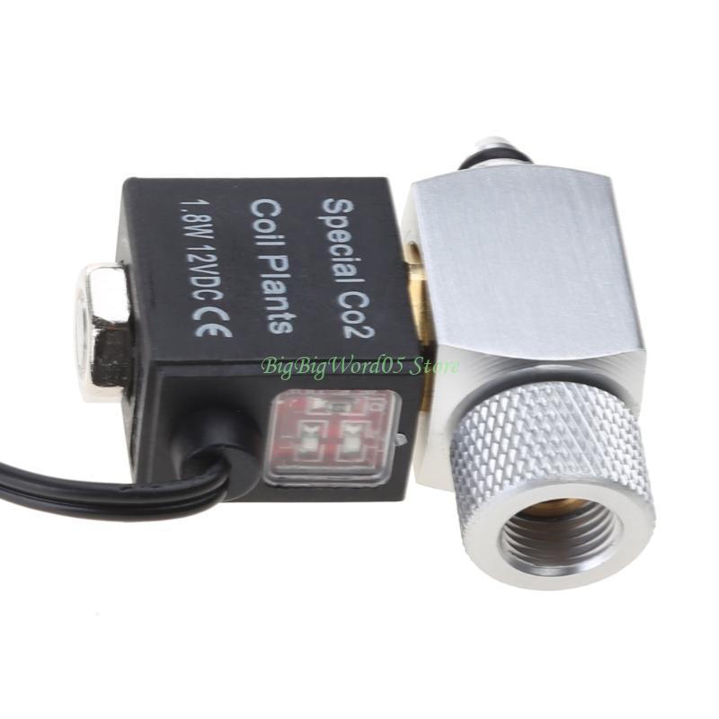24TE Aquarium DIY CO2 System Generator Bubble Counter Plants Diffuser with Solenoid for Valve Fish for Tank Regulator