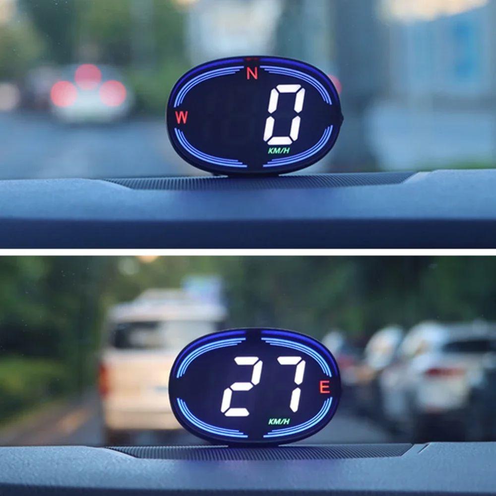 Compass Car Digital Speedometer Plug&Play Vehicle Speed Meter  Auto Electronics Accessories