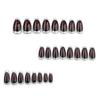 Premium manicure, fake nails, silver circle wearable nail pieces, short almonds, hot-selling wearable nails in Europe and America