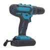 Cordless Drill 2 Gear Speed 38 24 UNF Keyless Chuck Portable Hand Electric Drill with 2 Batteries