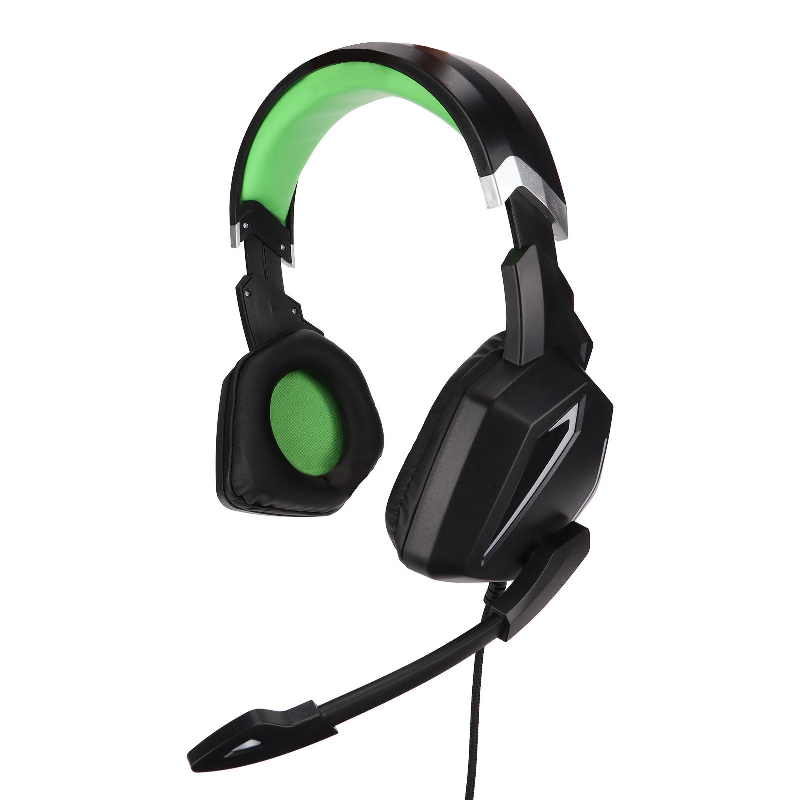 

Игровая гарнитура 3,5 мм, стереонаушники для игр с регулятором громкости для переключателя PS4 для Xbox