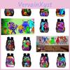 Garten Of Banban 3 40cm Niedlicher und farbenfroher Cartoon-Print Nylon-Rucksack für Jungen und Mädchen Ideal für die Schule
