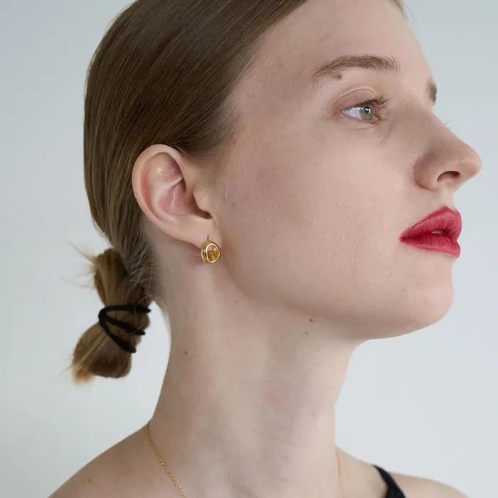 Round Hole & Forms - Earring 05 (2colors)