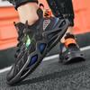 Men's sports shoes men's spring new fly-woven breathable dad shoes casual running shoes men