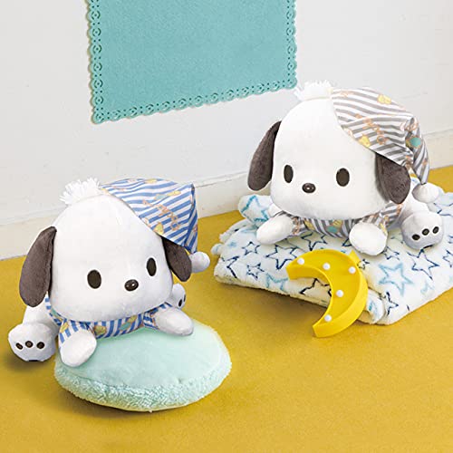 Pochacco Plush Toy Sleeping Big Gray Approx. 30cm